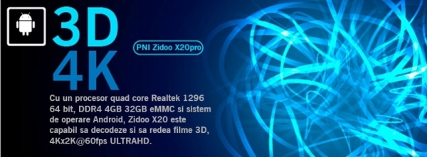 Zidoo X20 Pro - Dyski i kabel premium Gratis
