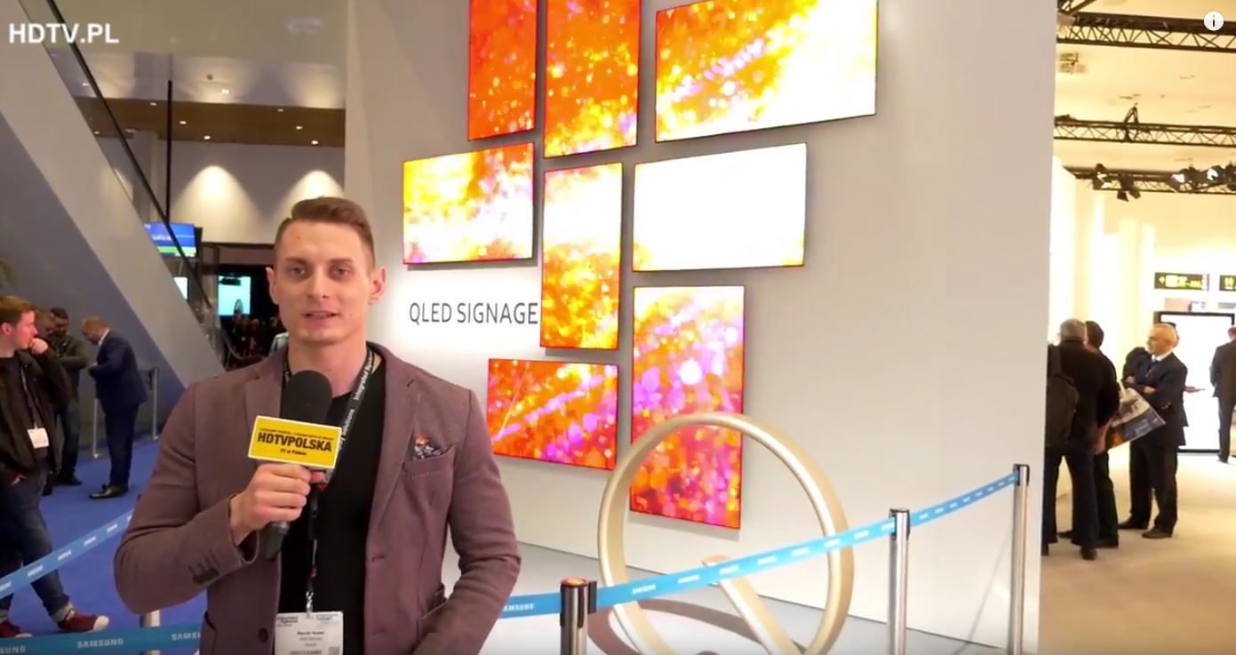 ISE 2017: Ekrany Samsung QLED TV w zastosowaniu biznesowym i domowym