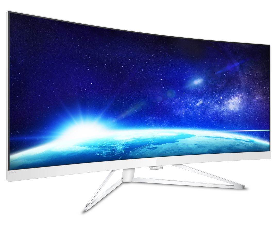 Philips 349X7FJEW/00 TEST monitora LCD WQHD Curved UltraWide z technologią MultiView i AMD FreeSync