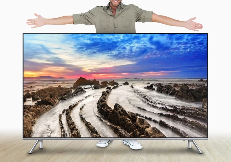 Wielkie, coraz większe ekrany telewizorów Samsung