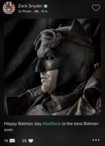 Zack Snyder Ben Affleck to najlepszy Batman