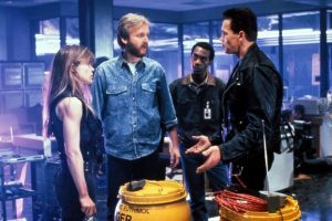 James Cameron Linda Hamilton Arnold Schwarzenegger Terminator 2