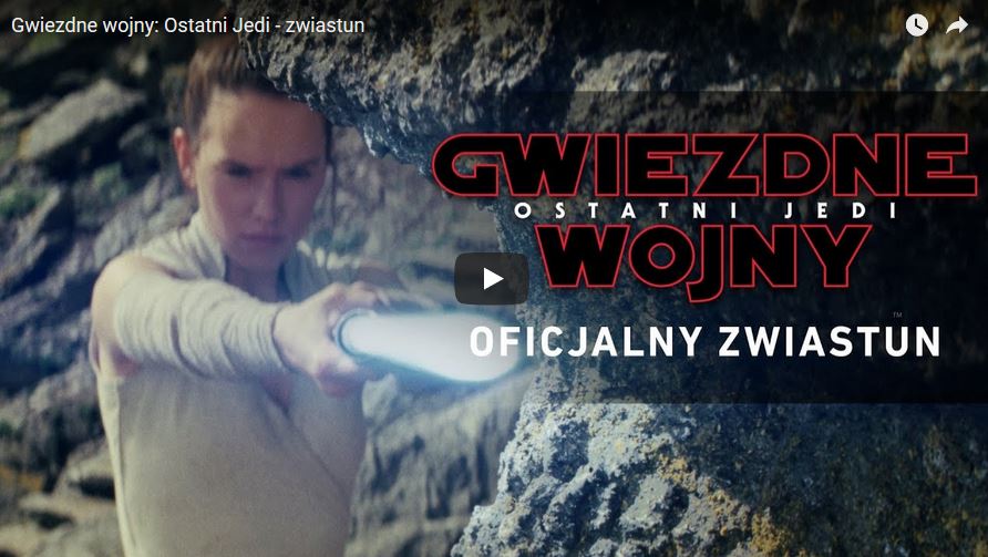 Najnowszy trailer Gwiezdne Wojny: Ostatni Jedi!