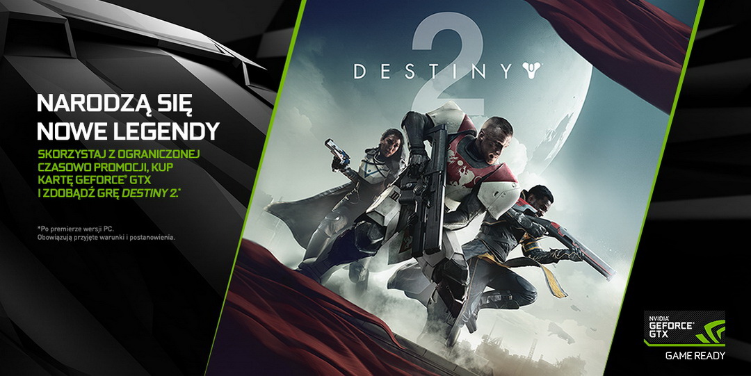 NVIDIA ogłasza promocję kart GeForce GTX z grą Destiny 2 oraz publikuje obszerny przewodnik na temat ustawień graficznych w grze