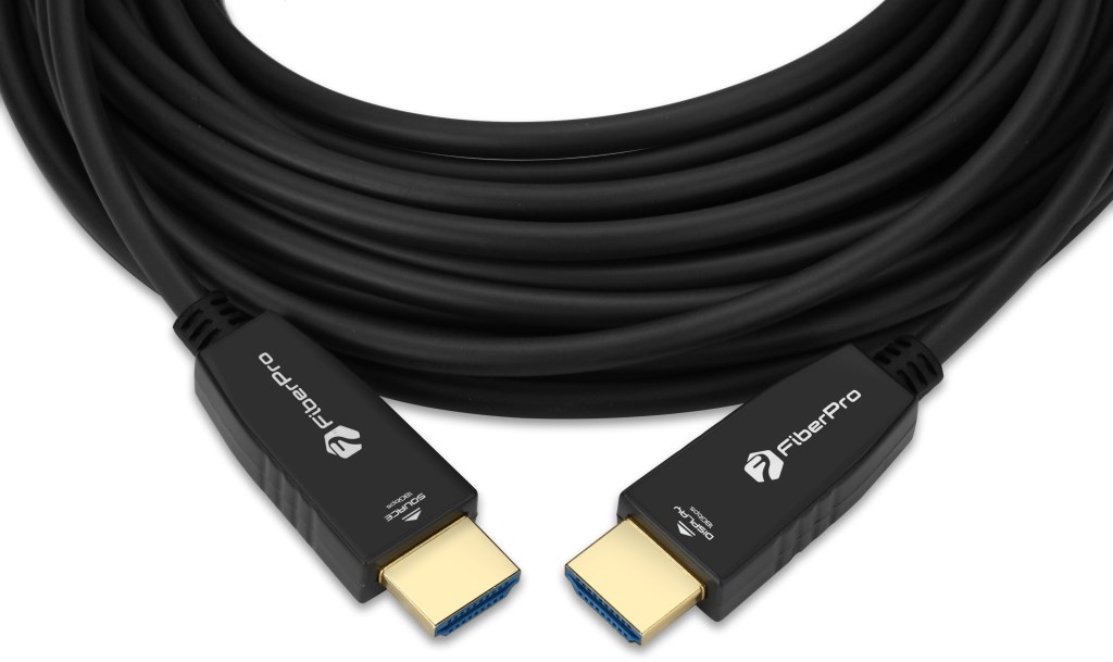 FiberPro – światłowodowe długie przewody HDMI do transmisji UHD 4K
