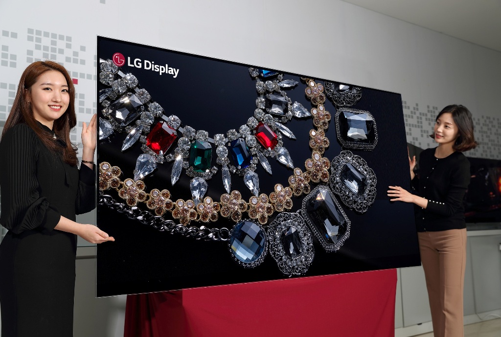 CES 2018: LG Display prezentuje pierwszy na świecie 88-calowy wyświetlacz OLED o rozdzielczości 8K