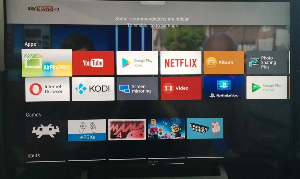 Sony Android TV 7.0