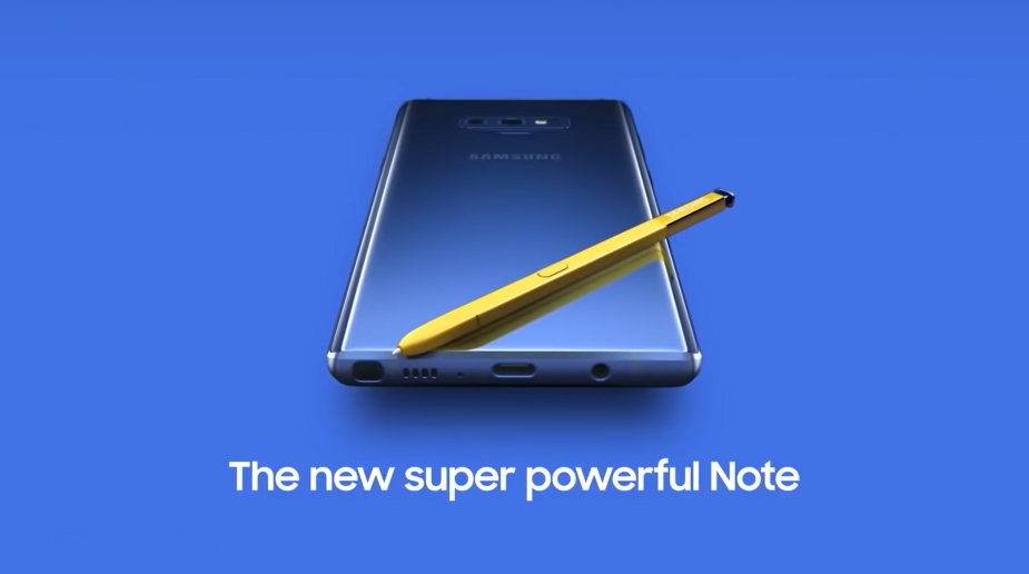 Samsung Galaxy Note 9 na filmiku. 1 TB pamięci magazynowej