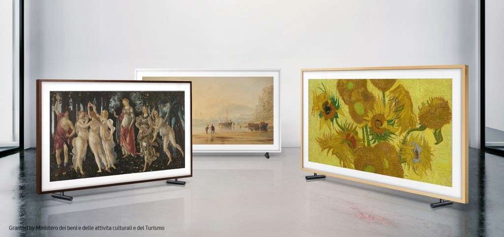 Samsung the frame -Allegory-of-the-Spring_Sunset-Hasting_Sunflowers