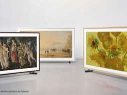 Samsung the frame -Allegory-of-the-Spring_Sunset-Hasting_Sunflowers