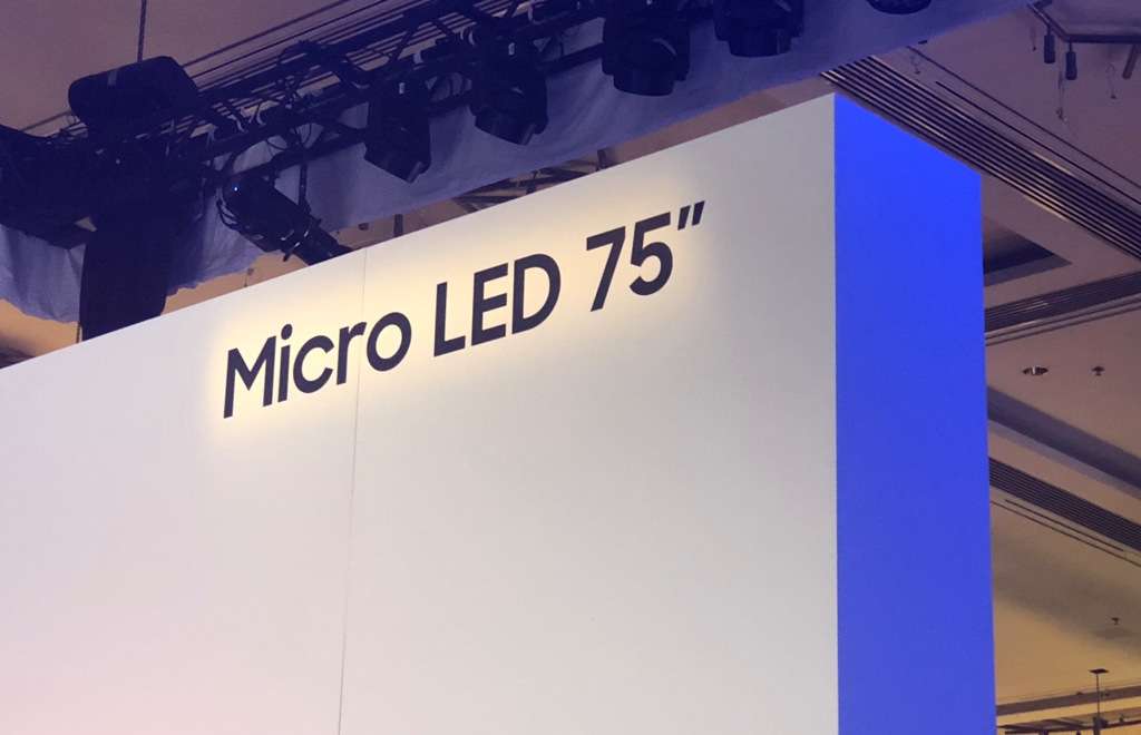 Micro LED Samsung CES 2019 relacja