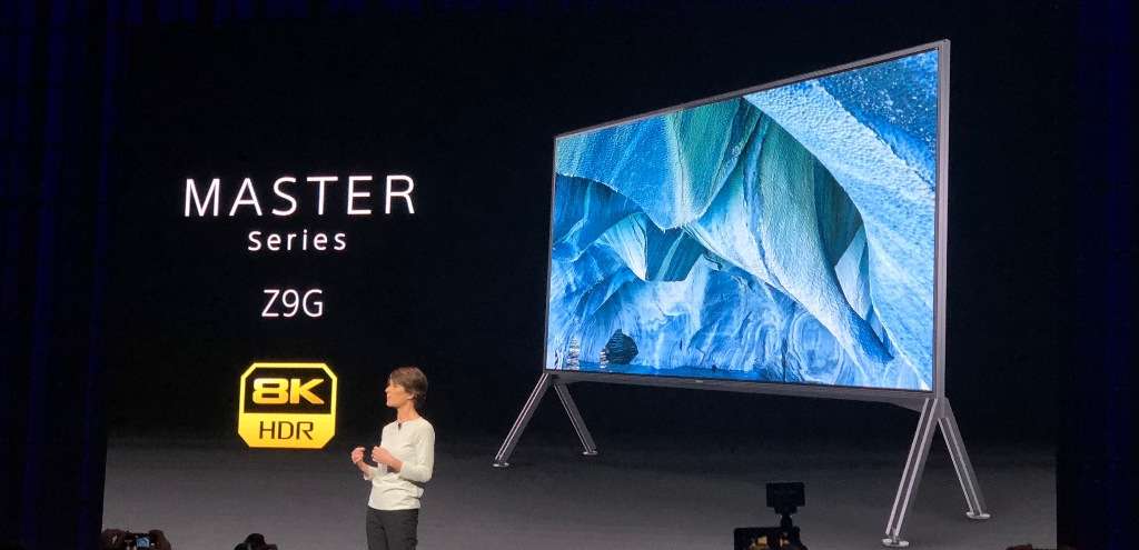 Sony ZG9 8K HDR ces 2019