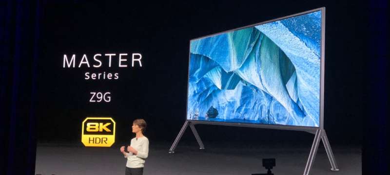 Sony ZG9 8K HDR ces 2019