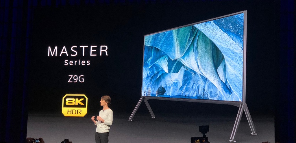 CES 2019: Nowe, ogromne telewizory Sony MASTER Series ZG9 8K HDR
