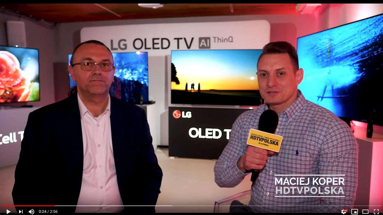 Premiera LG OLED TV 2019 wywiad Wiesław Kowalczyk