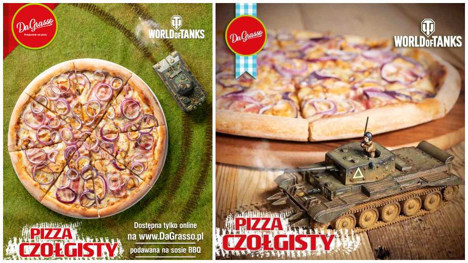 Pizza Czołgisty dla fanów World of Tanks w Pizzerii Da Grasso