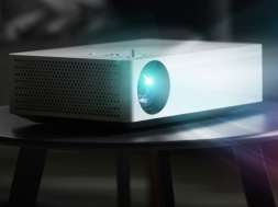 LG HU70 LA przystępny projektor 4K Asystent Google
