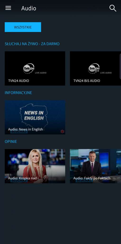 Przegląd mobilnych aplikacji VOD: player, MotorTrend, Eurosport Player, TVN24 GO
