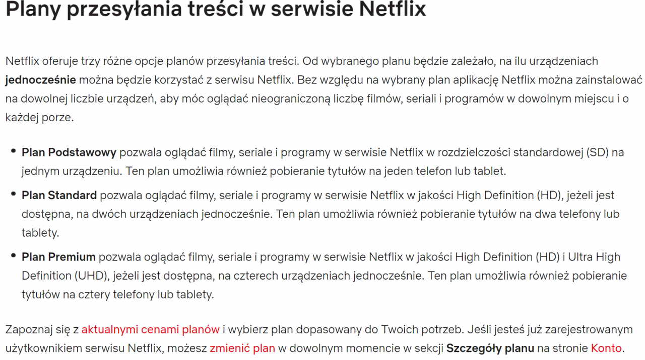 netflix okres próbny