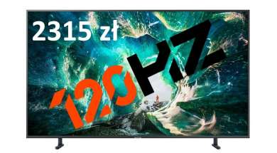 Telewizor 120Hz Samsung RU8002 promocja Vobis