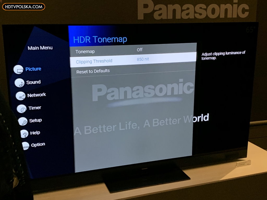 Nowe telewizory Panasonic OLED LCD 2020 rok kalibracja 3