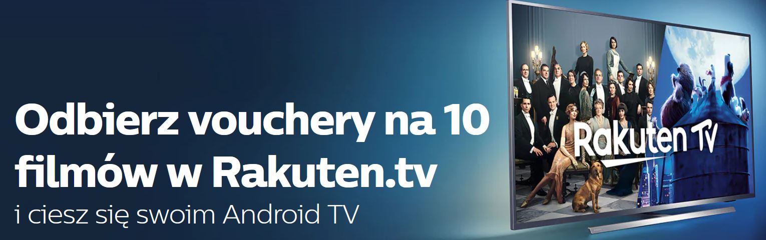 Promocja Philips OLED Rakuten.tv 10 darmowych filmów Media Expert