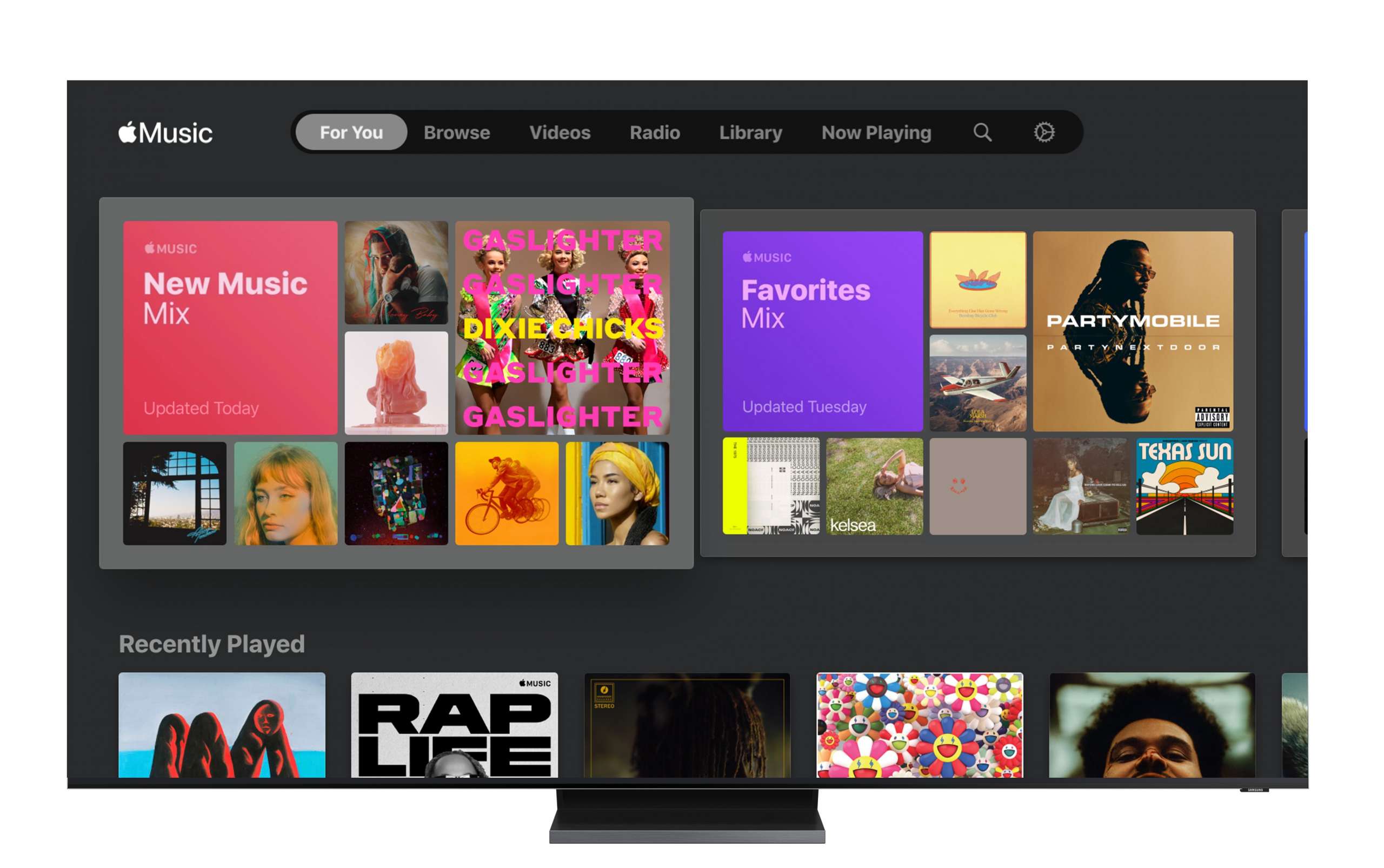 Posiadacze telewizorów Samsung jako pierwsi mogą korzystać z Apple Music!
