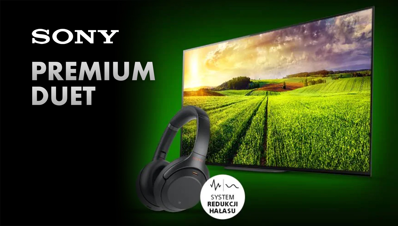 Sony dodaje w prezencie wysokiej klasy słuchawki z redukcją hałasu do wybranych telewizorów! Zobacz jak skorzystać