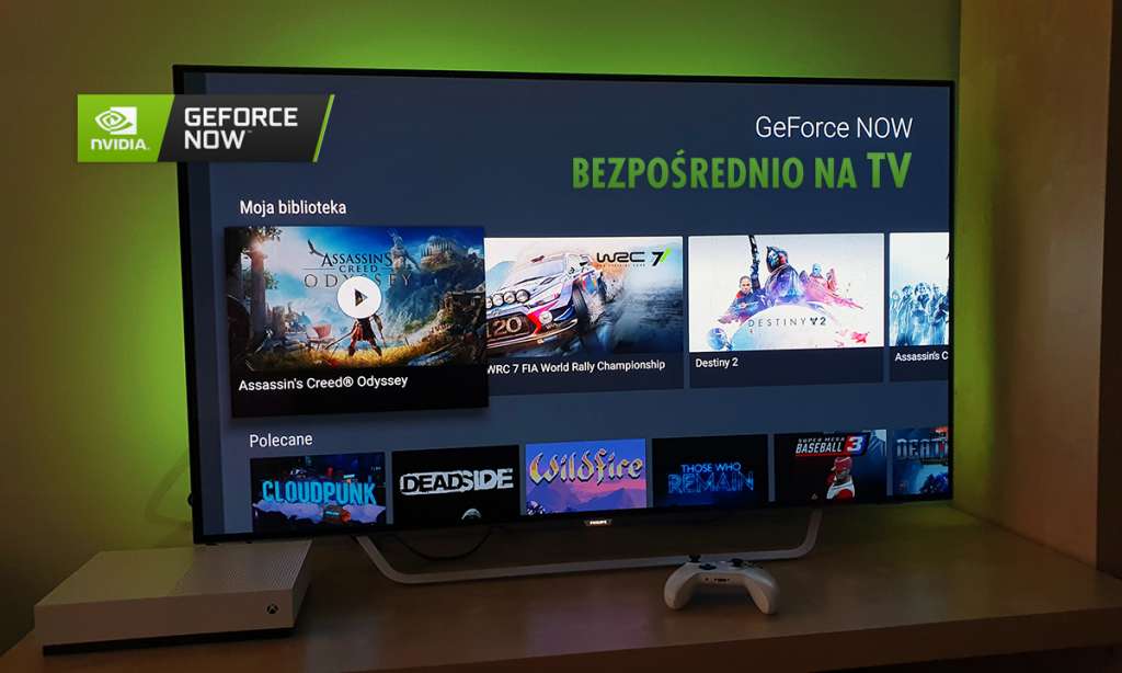 NVIDIA GeForce Now już na telewizorach z Android TV! Sprawdziliśmy, jak działa granie w chmurze bez przystawek