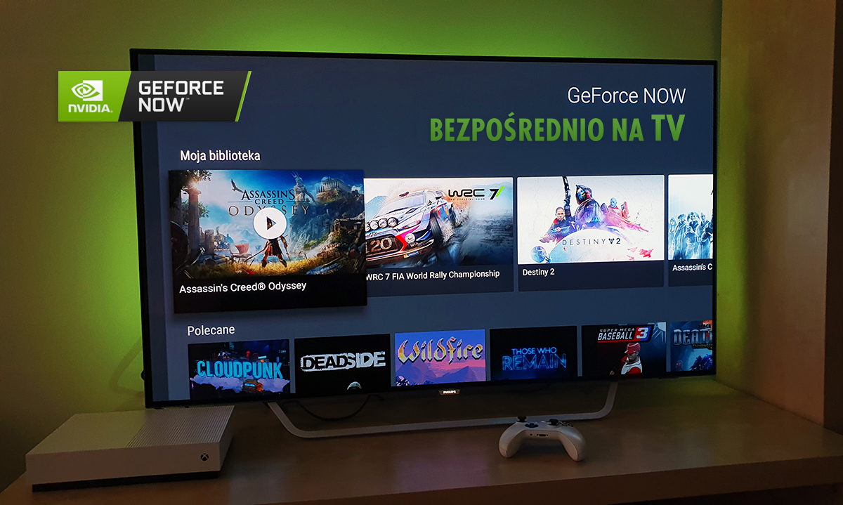 NVIDIA GeForce NOW już na telewizorach z Android TV! Sprawdziliśmy, jak działa granie w chmurze bez przystawek