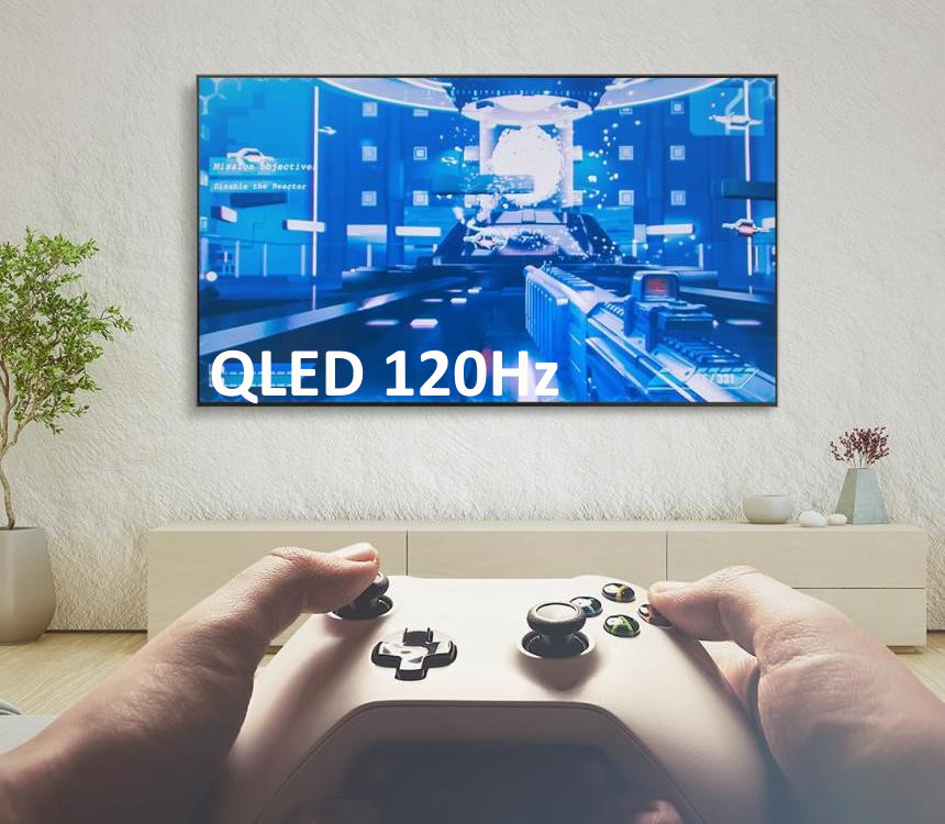 Promocja SAMSUNG QLED QE55Q64R 120hz dla gracza media expert promocja 3