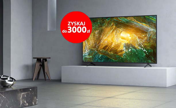 Telewizory Sony 2020 4K i 8K teraz jeszcze taniej dzięki akcji Cashback - można oszczędzić 3000 złotych! Sprawdzamy