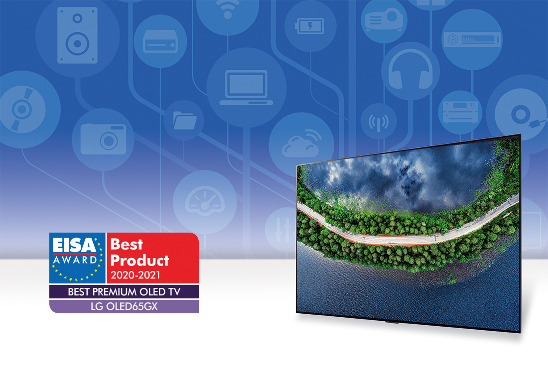 EISA ogłasza LG OLED GX najlepszym telewizorem OLED Premium na rynku