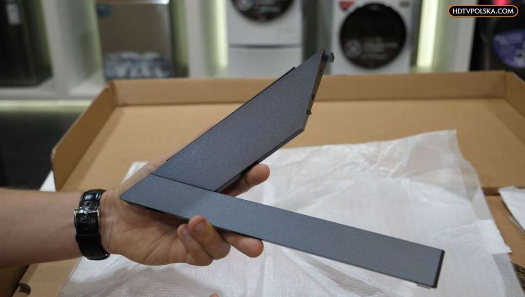 LG OLED GX test podstawa nóżki na żywo