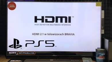 Promocja telewizor Sony XH90 HDMI 2.1 PlayStation 5