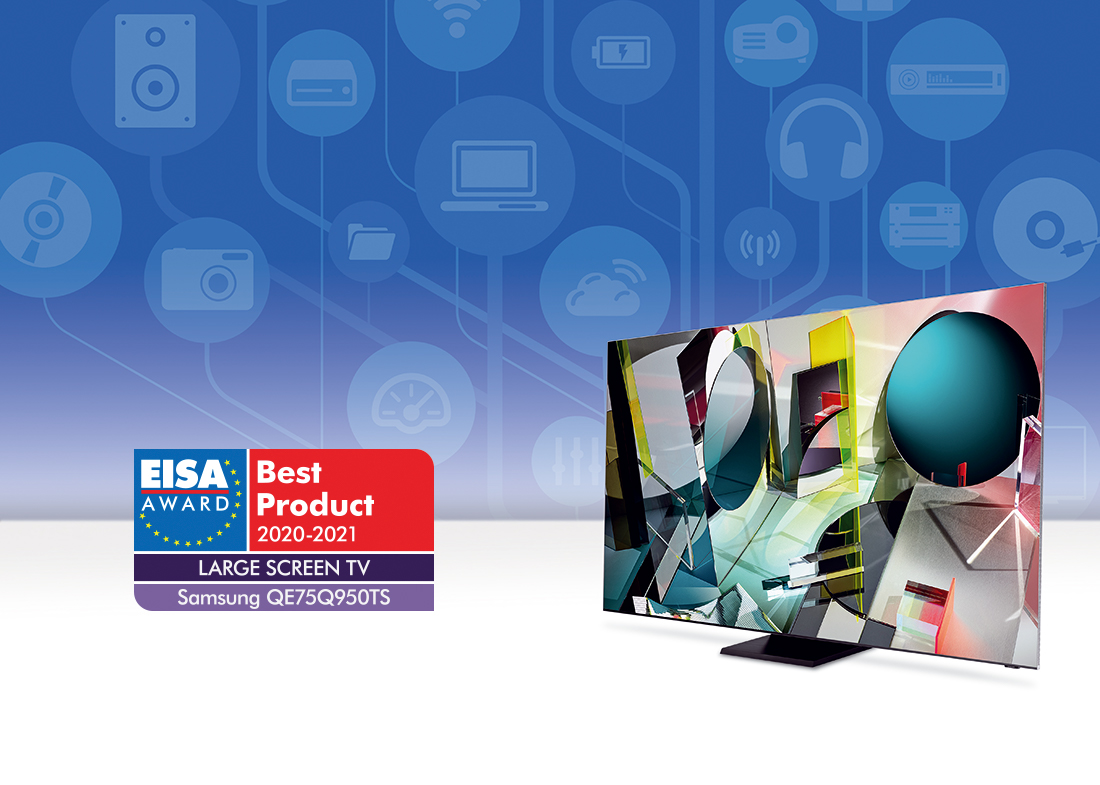 EISA ogłasza: flagowy Samsung QLED QE75Q950TS najlepszym telewizorem z dużym ekranem