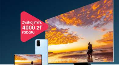 Samsung promocja telewizor QLED 8K smartfon Galaxy S20+