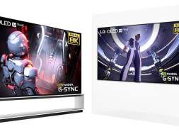 LG OLED 8K telewizory NVIDIA