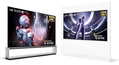 LG OLED 8K telewizory NVIDIA