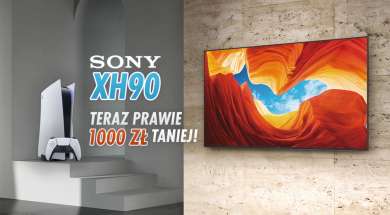 Sony 4K LCD XH90 telewizor HDMI 2.1 PS5 promocja