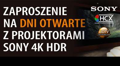 Sony Dni Otwarte projektory 4K HDR VPL-VW590 VPL-VW790 HCX