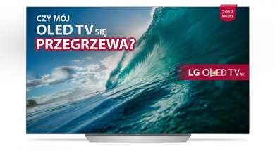 LG OLED TV przegrzewanie