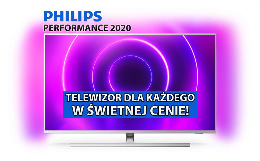 Najnowszy TV Philips Performance 50" z Amibilght i niskim input lagiem bardzo tanio w promocji z drugim produktem! Gdzie kupić?