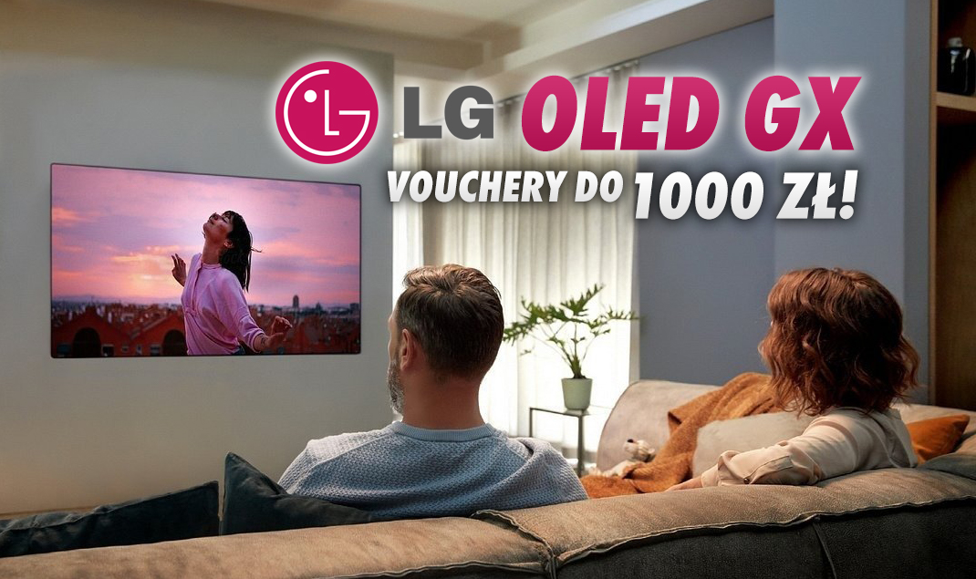 LG OLED GX z HDMI 2.1 i nagrodą EISA dla najlepszego TV w wielkiej promocji - odzyskaj dużą kwotę w formie vouchera!