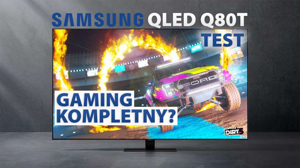 Samsung QLED Q80T z HDMI 2.1 | TEST | Jeden z najlepszych telewizorów dla graczy w super cenie!