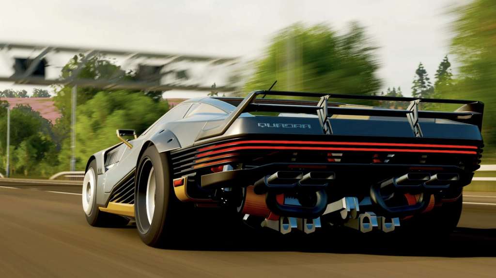 Samochód z Cyberpunk 2077 w Forza Horizon 4, Microsoft