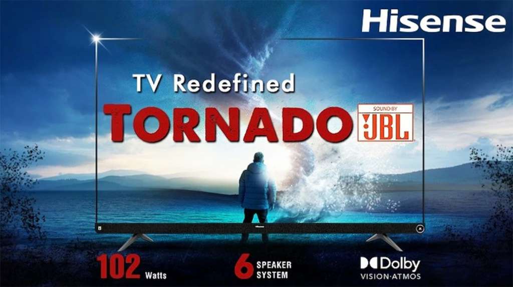 Hisense Tornado 4K - debiutuje nowa, napakowana technologicznie seria telewizorów producenta z Dolby Vision, Dolby Atmos i Android TV