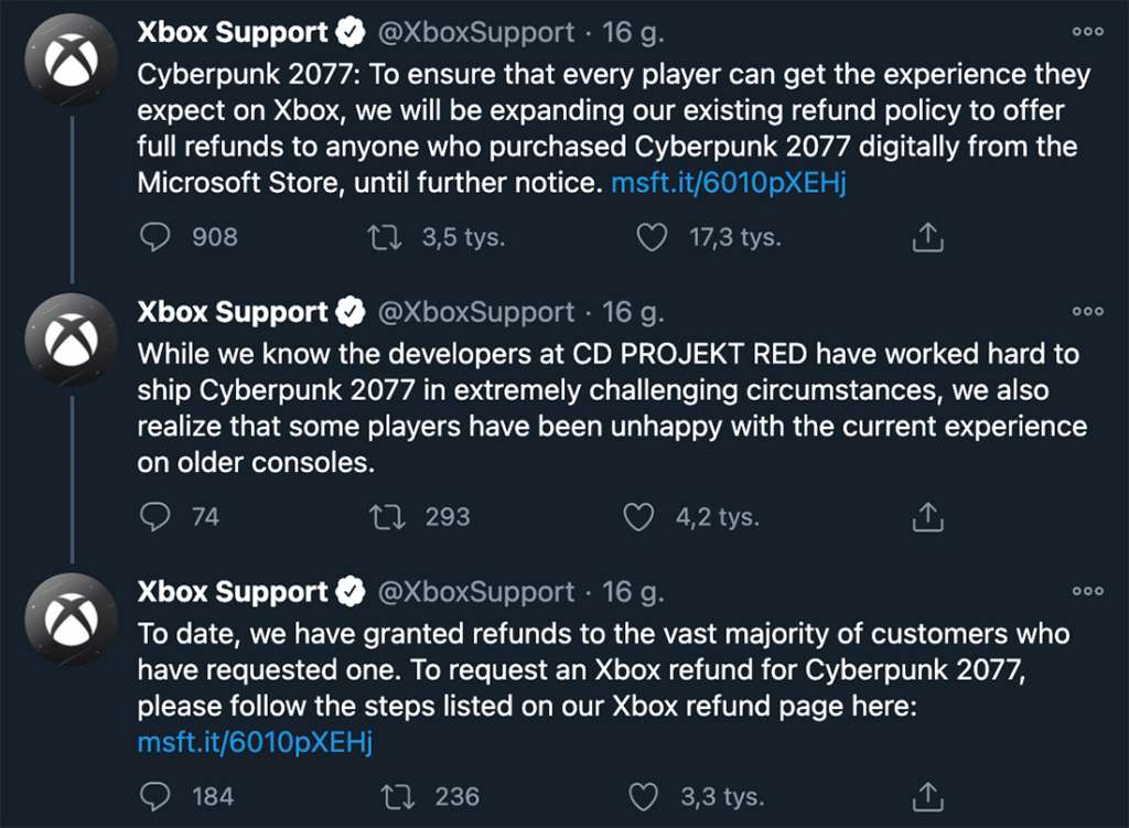 Od dziś nie kupisz Cyberpunk 2077 na PS4 i PS5 w cyfrowej dystrybucji. Sony usuwa grę z powodu licznych błędów