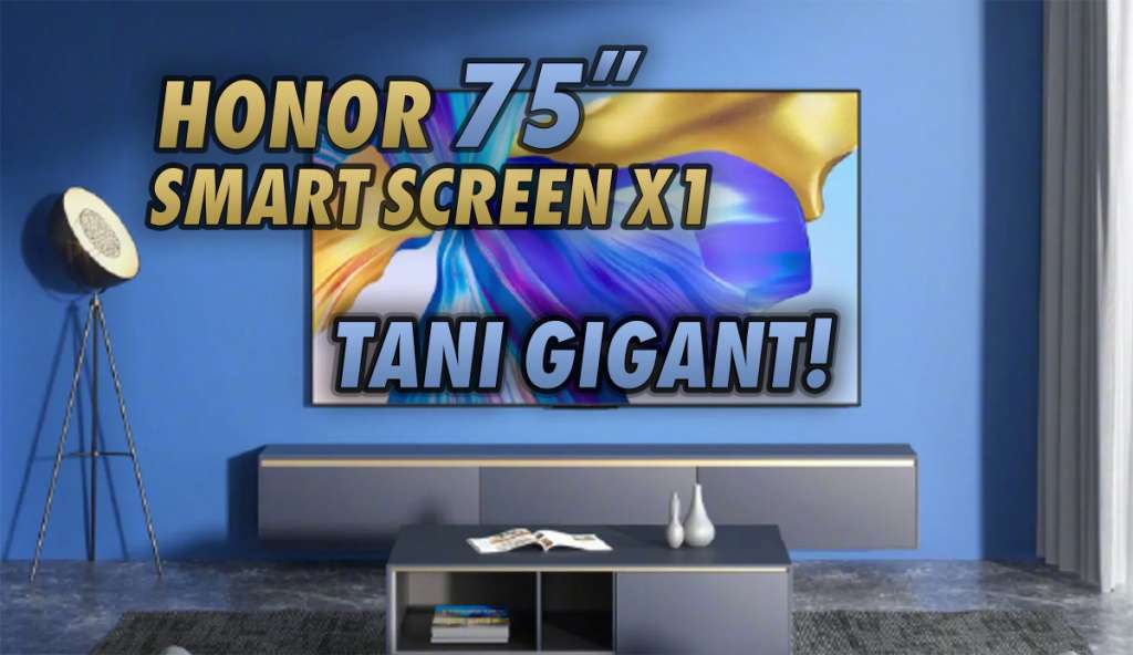 Od dziś w sprzedaży mega tani 75-calowy telewizor Honor Smart Screen X1. Chińczycy znów zaskoczyli ceną!