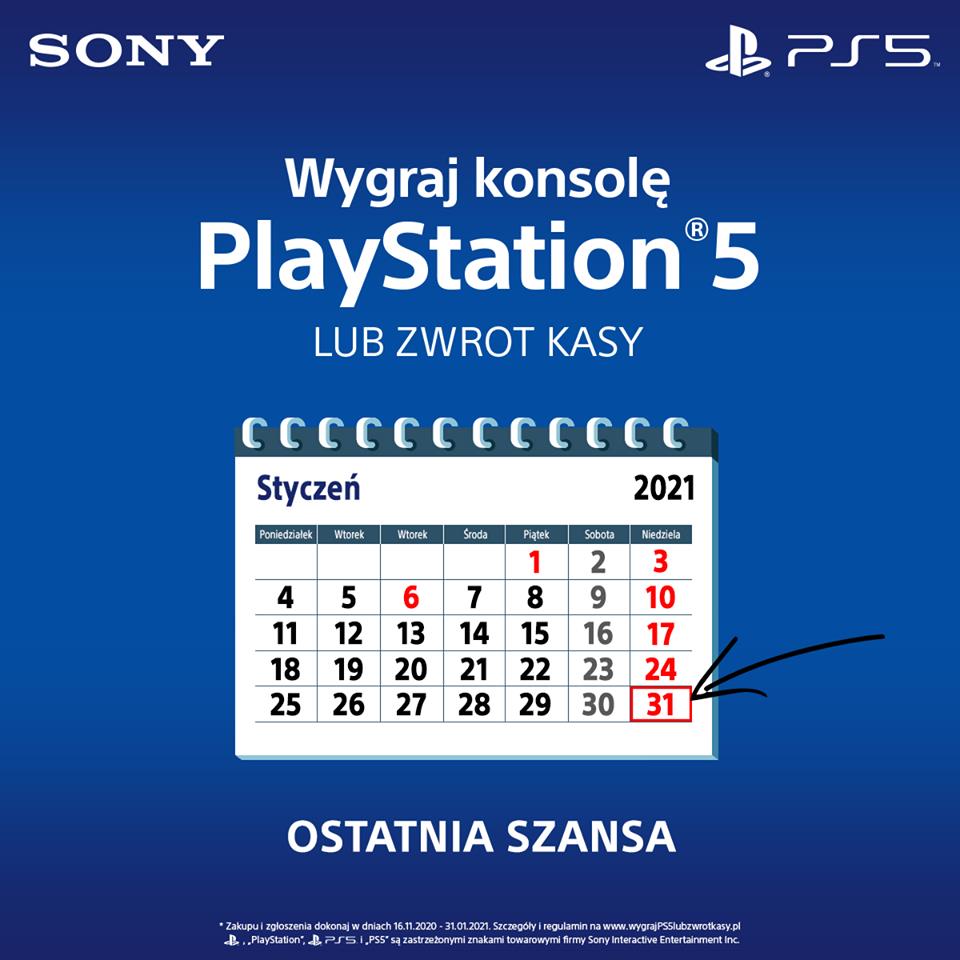 Nie udaje Ci się kupić PS5? Jest inna metoda w postaci konkursu Sony. To ostatni moment by wziąć w nim udział!
